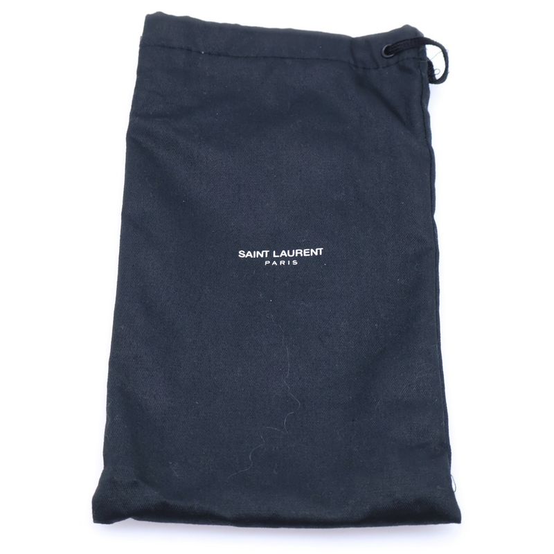 Saint Laurent Paris Organizer Leather Long Fold Wallet — view 6