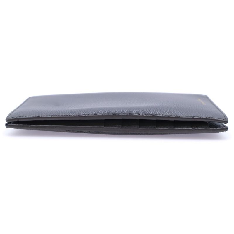 Saint Laurent Paris Organizer Leather Long Fold Wallet — view 3