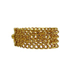 Chanel Coco Mark Turnlock Motif GP Bangle Bracelet 97A — view 5
