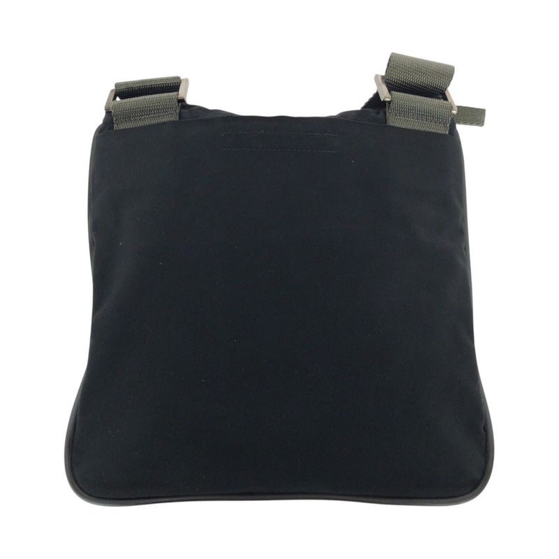 Prada Sports Black Silver Hardware Nylon Shoulder Bag Pochette — view 2
