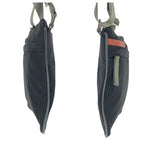Prada Sports Black Silver Hardware Nylon Shoulder Bag Pochette — view 3