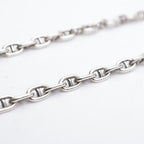 Hermes Chaine D'ancre Bracelet Bangle Cuff AG 925 Silver Mini — view 5