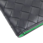 Bottega Veneta Leather Current Intrecciato Compact Wallet — view 5