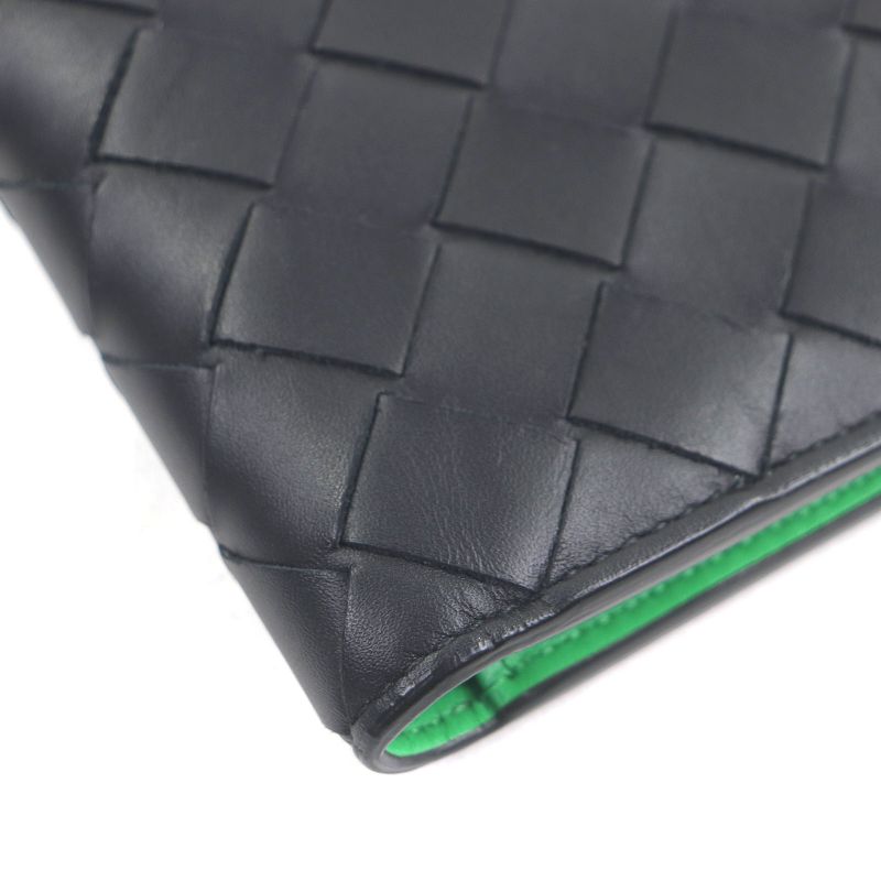 Bottega Veneta Leather Current Intrecciato Compact Wallet — view 5