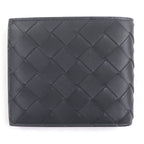 Bottega Veneta Leather Current Intrecciato Compact Wallet — view 3