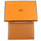 Hermes Calvi Vaux Epson Gold Silver Hardware Business Card Holder Case — view 3