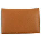 Hermes Calvi Vaux Epson Gold Silver Hardware Business Card Holder Case — view 4