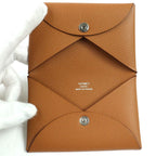 Hermes Calvi Vaux Epson Gold Silver Hardware Business Card Holder Case — view 7