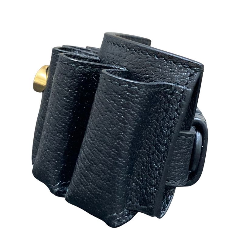 Gucci Leather Bracelet Lipstick Case Black — view 3