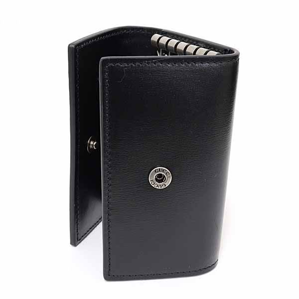 Gucci GG Marmont Key Case 6 Hook Ring Leather Black S Rank — view 5