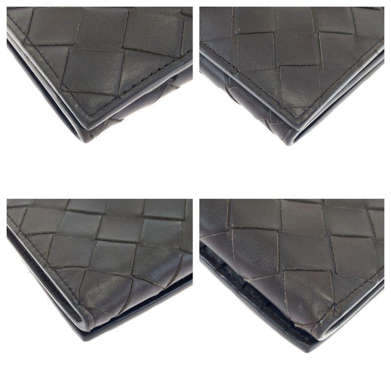 Bottega Veneta Maxi Intrecciato Brown Calf B Long — view 3