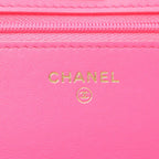 Chanel Shoulder Bag Quilted Ap3694 Fuchsia Pink Caviar Leather — view 5