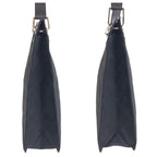 Prada Tessuto Triangle Logo Plate Black Silver Hardware Nylon Shoulder Bag — view 7