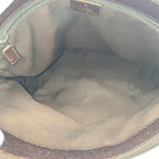 Gucci Beige Brown Silver Hardware GG Canvas Leather Crossbody — view 5