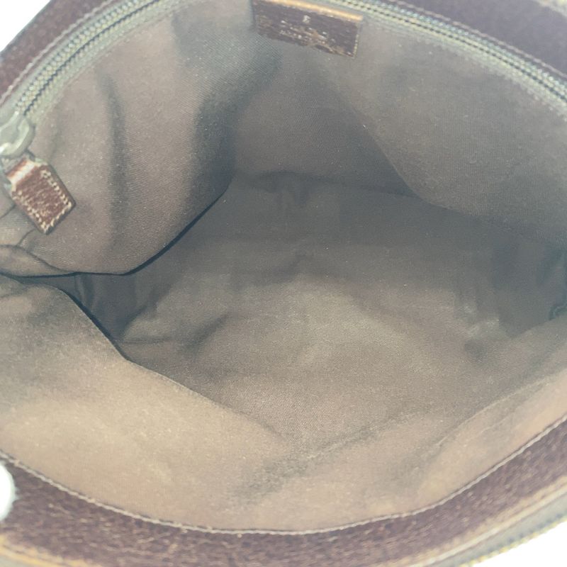 Gucci Beige Brown Silver Hardware GG Canvas Leather Crossbody — view 5