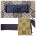Gucci Beige Brown Silver Hardware GG Canvas Leather Crossbody — view 9