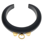 Hermes Collier De Chien Wood Bangle — view 4