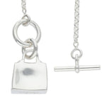 Hermes Amulet Kelly Silver Necklace 43 cm — view 4
