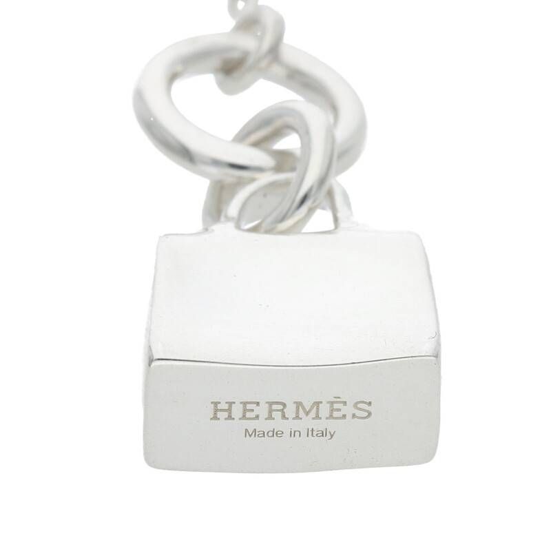 Hermes Amulet Kelly Silver Necklace 43 cm — view 3