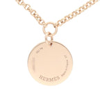 Hermes Exlibris PM 18K Pink Gold 1 Diamond Bracelet St — view 4