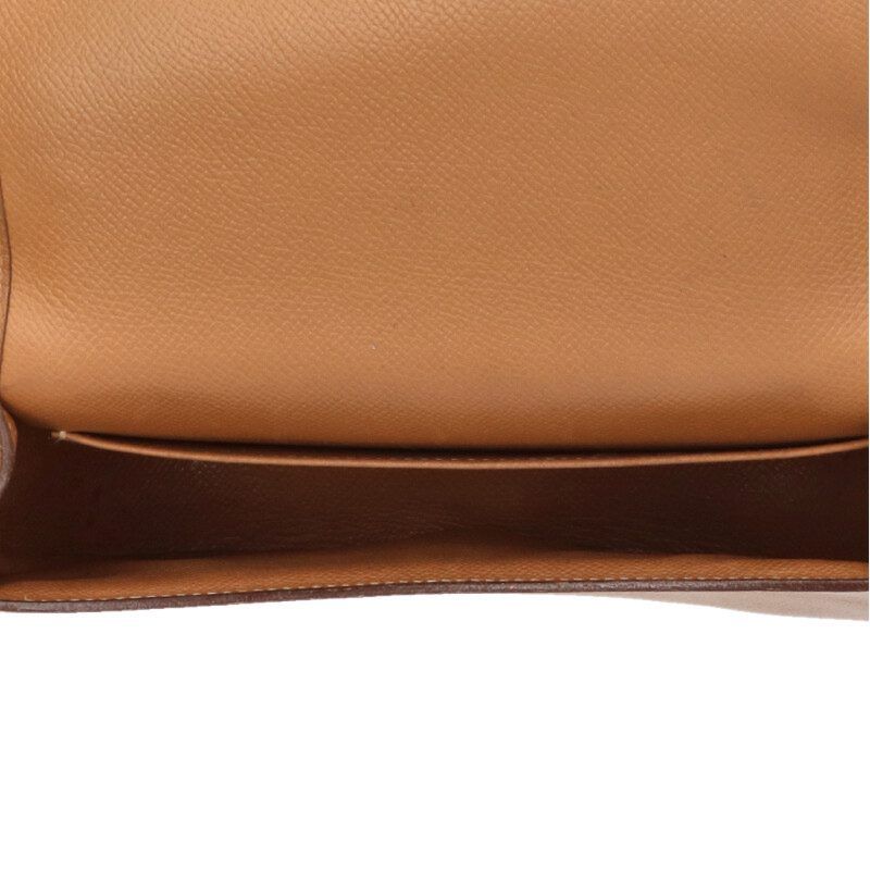 Hermes Double H Stamped 00 Q Courchevel Leather Shoulder Bag — view 3