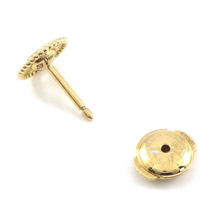 Christian Dior Earrings Rose Devan Small 0000 Star Circle Round — view 3