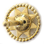 Christian Dior Earrings Rose Devan Small 0000 Star Circle Round — view 5