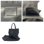 Gucci Jackie Black Silver Hardware GG Canvas 002 1064 Tote Bag Handbag — view 4