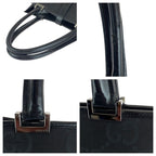 Gucci Jackie Black Silver Hardware GG Canvas 002 1064 Tote Bag Handbag — view 5
