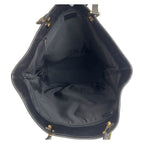 Gucci Black Gold Hardware GG Canvas Leather 002 1097 Tote Bag — view 6