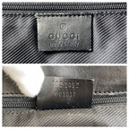 Gucci Black Gold Hardware GG Canvas Leather 002 1097 Tote Bag — view 4