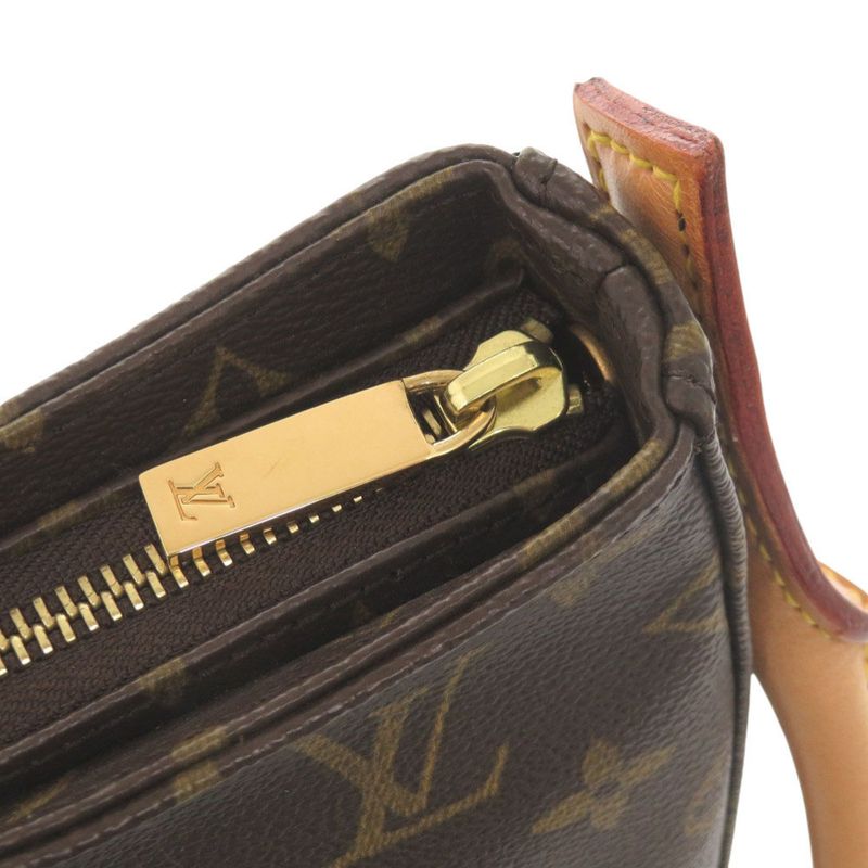 Louis Vuitton Looping MM Monogram Brown Shoulder Bag 1011 — view 8
