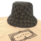 Gucci Bucket Hat Size M Cotton Black 1065 — view 2