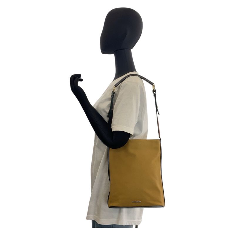 Gucci Sherry Line Camel Black Gold Hardware Canvas Leather 4286 Shoulder Bag — view 6