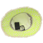 Fendi Marc Jacobs Collaboration Bucket Hat Cotton Polyester Neon Yellow — view 6