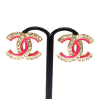 Chanel Tricolor Crystal Embellished Earrings — view 3