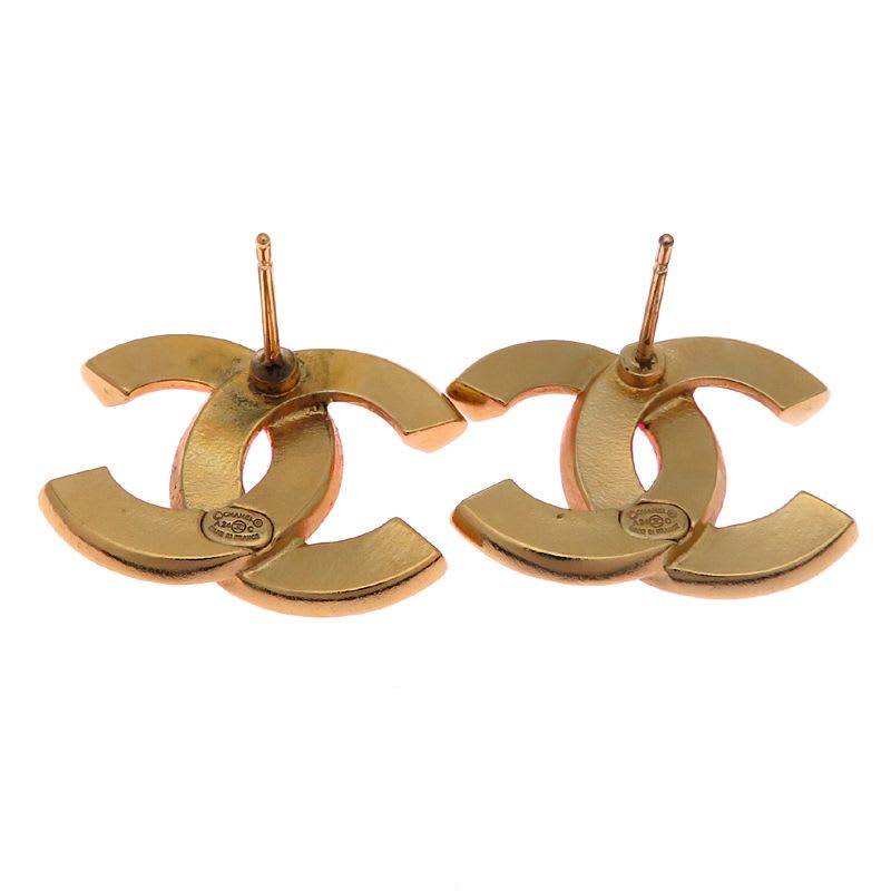 Chanel Tricolor Crystal Embellished Earrings — view 5