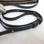 Celine Trio Large Shoulder Bag Leather Crossbody Black Storage with Aa — view 6