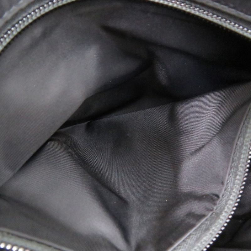 Gucci GG Pattern Guccissima Shoulder Bag Leather Nylon Black — view 6