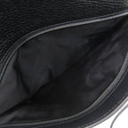 Gucci GG Pattern Guccissima Shoulder Bag Leather Nylon Black — view 4