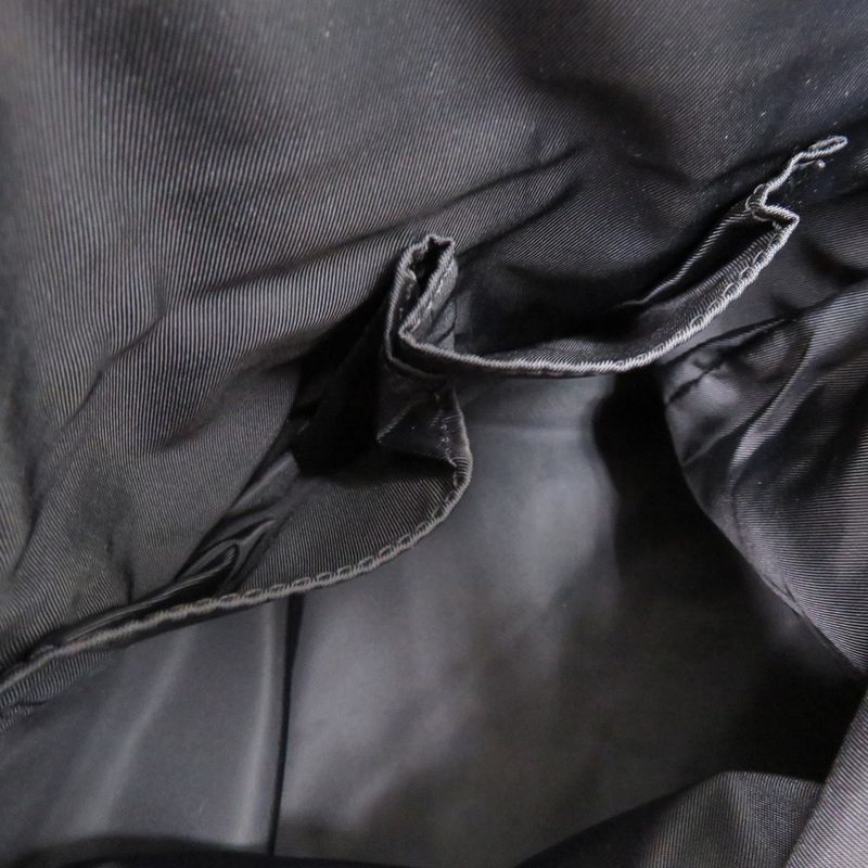 Gucci GG Pattern Guccissima Shoulder Bag Leather Nylon Black — view 7