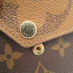 Louis Vuitton Portefeuille Zoe Monogram Trifold Wallet Canvas — view 8