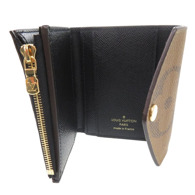 Louis Vuitton Portefeuille Zoe Monogram Trifold Wallet Canvas — view 4