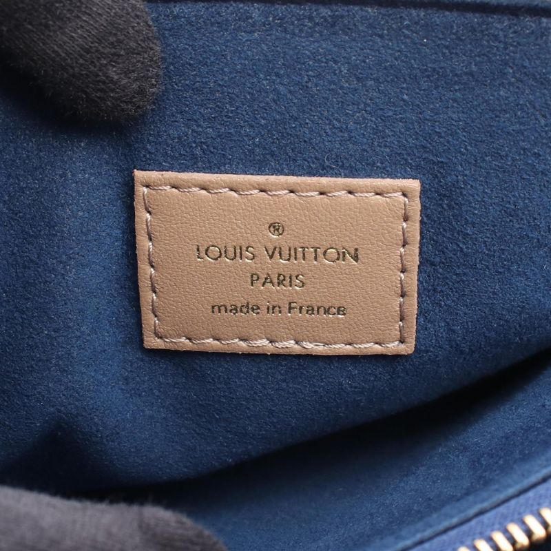Louis Vuitton Shoulder Bag Couss in PM Monogram Taupe Leather — view 4