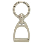 Hermes Etlier Scarf Ring Metal Silver 0576 — view 3