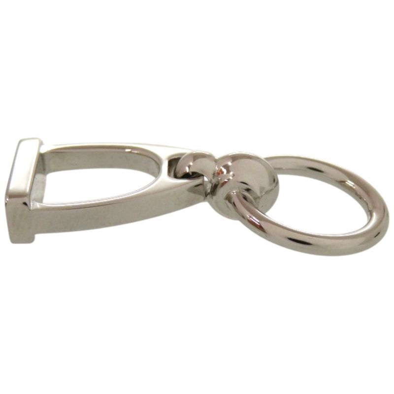 Hermes Etlier Scarf Ring Metal Silver 0576 — view 4