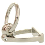 Hermes Etlier Scarf Ring Metal Silver 0576 — view 5