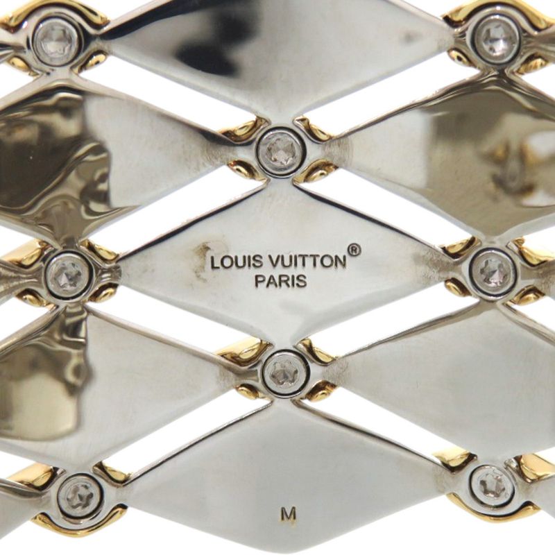 Louis Vuitton Bracelet Maltage Studded Metal Gold Bangle 0705 — view 7