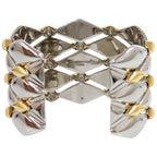 Louis Vuitton Bracelet Maltage Studded Metal Gold Bangle 0705 — view 5