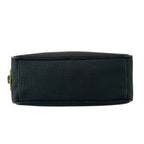 Prada Crossbody Bag Logo Jacquard Shoulder 1 Bh089 Black Canvas Leather — view 4